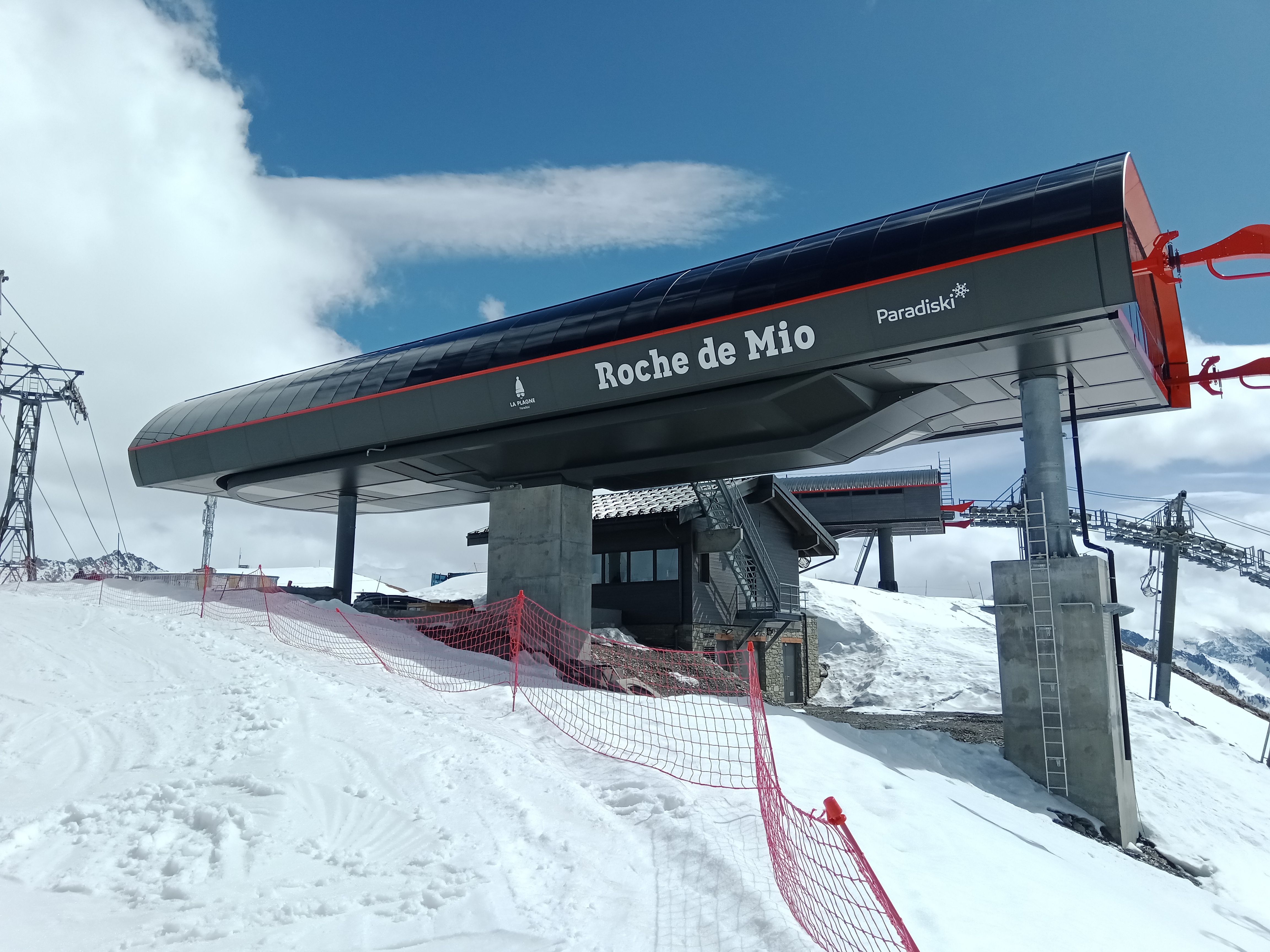 Télécabine de la Roche de Mio, Plagne Bellecôte, La Plagne Tarentaise